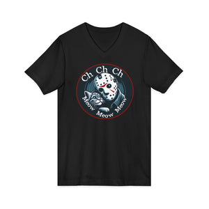 Jason Cat Lover T-Shirt on V-Neck
