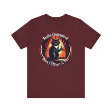 Load image into Gallery viewer, Dark Humor Cat on Bella+Canvas Tee
