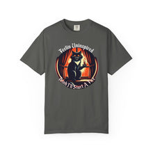 Load image into Gallery viewer, Dark Humor Cat on Comfort Colors T-shirt
