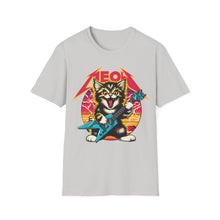 Load image into Gallery viewer, Hard Rock Kitty -- Pink -- On Gildan Softstyle T-Shirt
