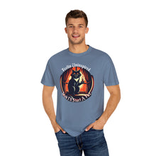 Load image into Gallery viewer, Dark Humor Cat on Comfort Colors T-shirt
