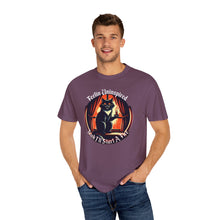 Load image into Gallery viewer, Dark Humor Cat on Comfort Colors T-shirt
