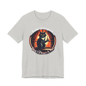 Dark Humor Cat on Bella+Canvas Tee
