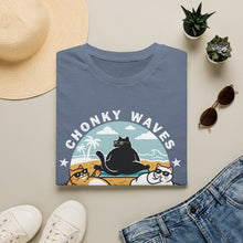 Load image into Gallery viewer, Chonky Waves T-Shirt on Softstyle
