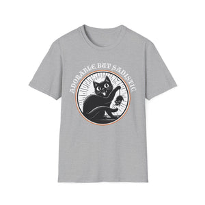 Adorable But Sadistic Cat Tee on Softstyle