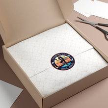 Load image into Gallery viewer, Han Solo Unicycle Round Vinyl Stickers

