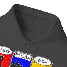 Load image into Gallery viewer, A Licky Boom Boom Kitty on Unisex Heavy Blend™ Hoodie
