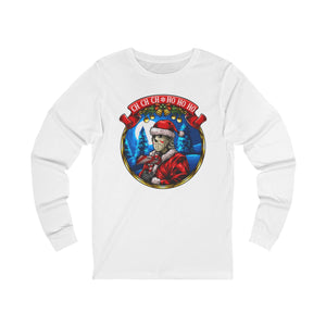 Santa Voorhees on Long Sleeve Comfort Tee