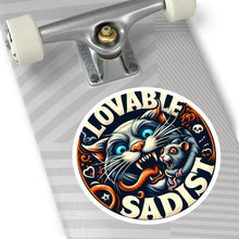 Load image into Gallery viewer, Lovable Sadist Cat Sticker
