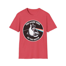 Load image into Gallery viewer, Dark Side of The Meow Tee on Softstyle
