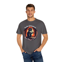 Load image into Gallery viewer, Dark Humor Cat on Comfort Colors T-shirt
