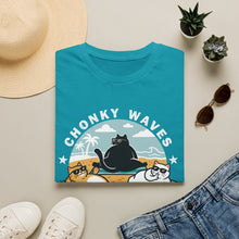 Load image into Gallery viewer, Chonky Waves T-Shirt on Softstyle
