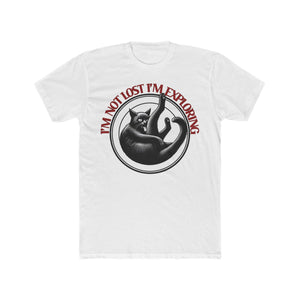 Exploring Cat on Next Level T-Shirt