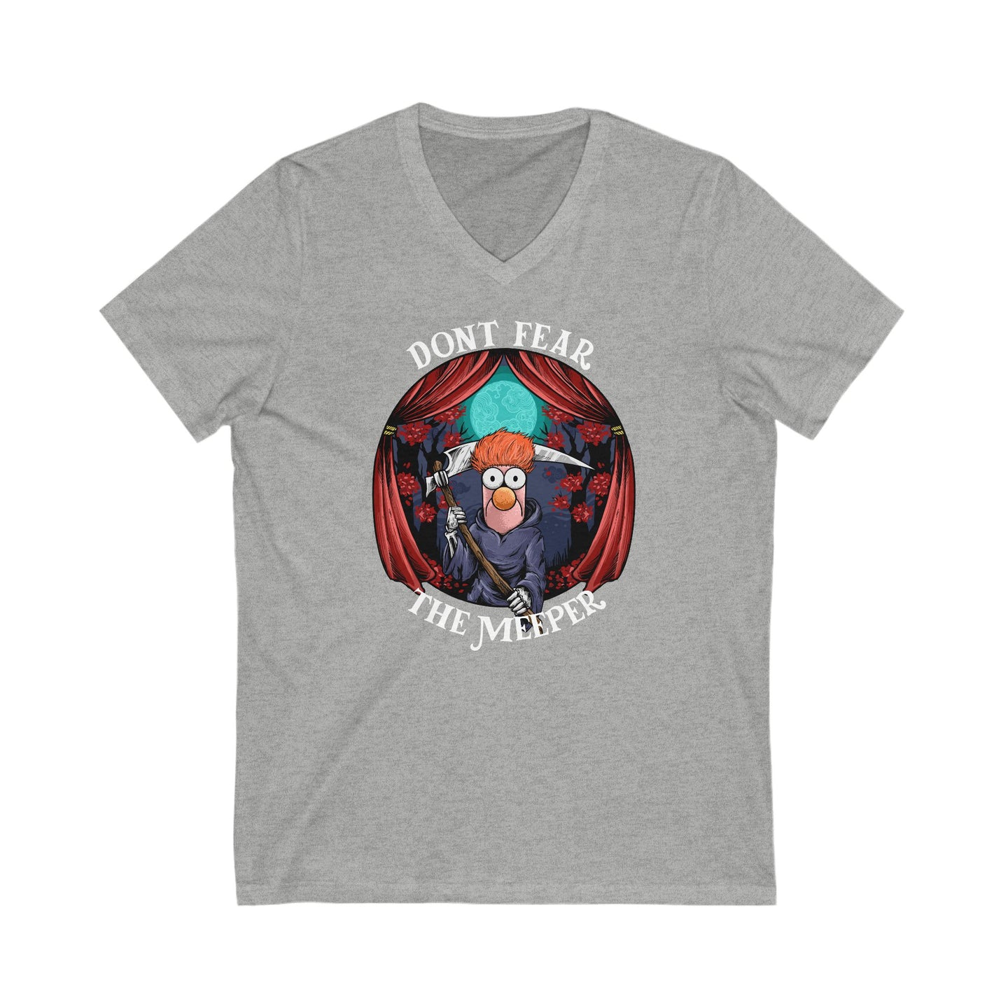 Dont Fear The Meeper on Bella+Canvas  V-Neck