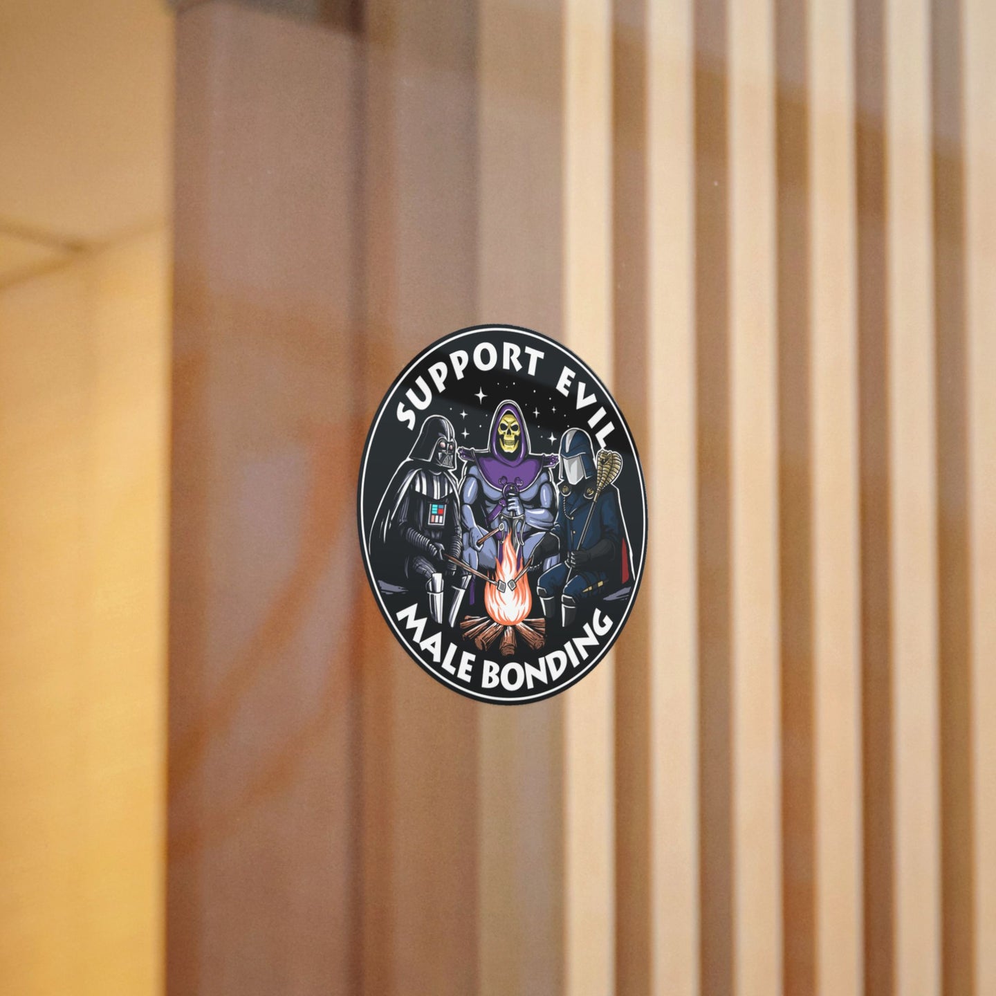 Evil Villains on Die-Cut Stickers (DTF)