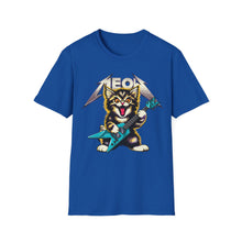 Load image into Gallery viewer, Hard Rock Kitty -- Pink -- On Gildan Softstyle T-Shirt

