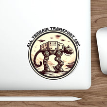 Load image into Gallery viewer, All Terrain Transport Cat Die-Cut Stickers
