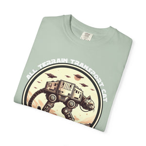All Terrain Transport Cat on Comfort Colors T-Shirt