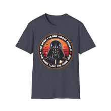 Load image into Gallery viewer, Vader Dark Side On Gildan Softstyle Tee
