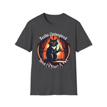 Load image into Gallery viewer, Dark Humor Cat Tee on Softstyle
