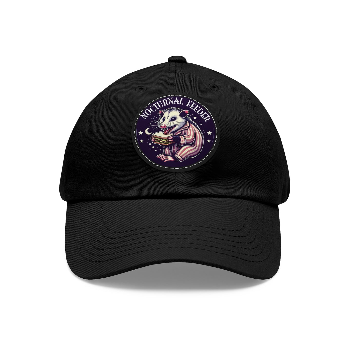 Possum Midnight Eater Hat w/ Leather Patch