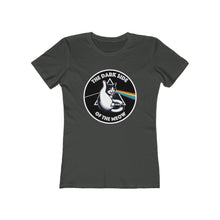 Load image into Gallery viewer, Dark Side of The Meow &quot;Super-soft Boyfriend&quot; Tee for Women
