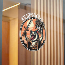 Load image into Gallery viewer, Purrseus Cartoon-Style Die-Cut Stickers, (DTF)
