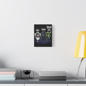 80s Monsters on Matte Canvas