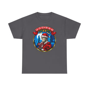 Santa Voorhees on Heavy Gildan