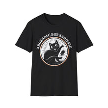 Load image into Gallery viewer, Adorable But Sadistic Cat Tee on Softstyle
