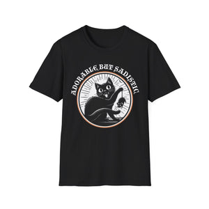 Adorable But Sadistic Cat Tee on Softstyle