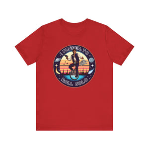 Han Solo Unicycle on Bella+Canvas Tee