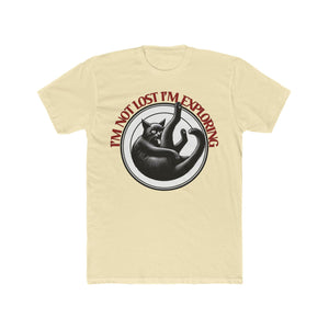 Exploring Cat on Next Level T-Shirt