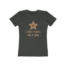 Load image into Gallery viewer, Women&#39;s Star Coffee Tee
