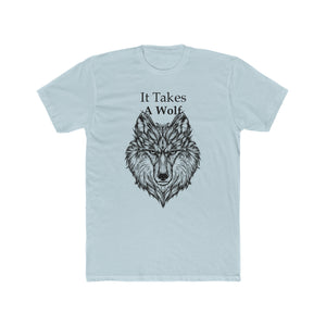 Men's Cotton Crew Wolf Tee